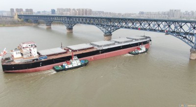 ShortSeaCargoShip50GrandTonsPassingNanJingBridge.jpg